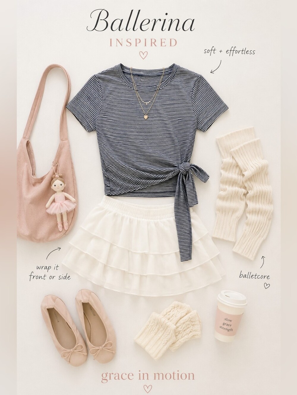 GAP Black and White Striped Side-Tie Wrap Cropped  Top.